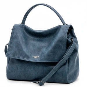 NAZARENO GABRIELLI - Borsa multitasche firmata giornaliera elegante 3 zip platta bauletto capiente