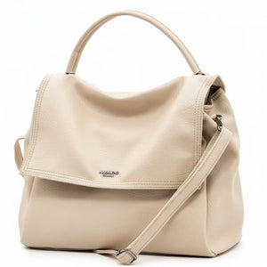 NAZARENO GABRIELLI - Borsa multitasche firmata giornaliera elegante 3 zip platta bauletto capiente