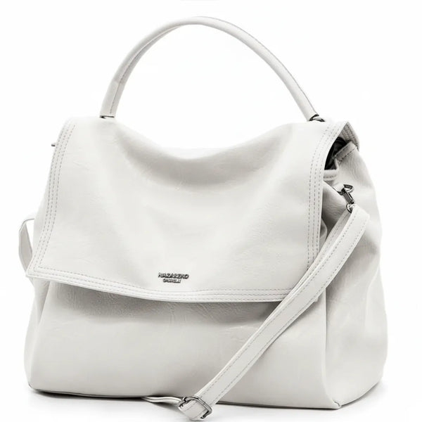 NAZARENO GABRIELLI - Borsa multitasche firmata giornaliera elegante 3 zip platta bauletto capiente