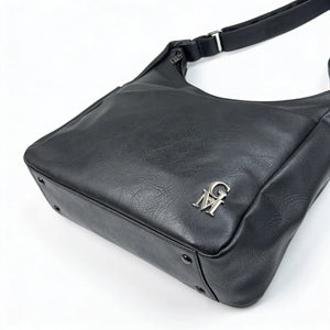 Borsa firmata GYOIAMEA 2026 multi tasche donna logo zip tracolla unica tinta nuova