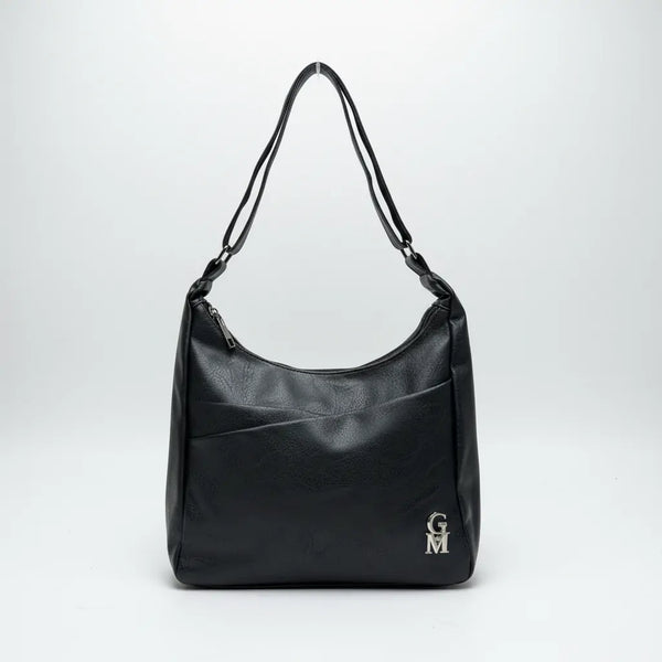 Borsa firmata GYOIAMEA 2026 multi tasche donna logo zip tracolla unica tinta nuova