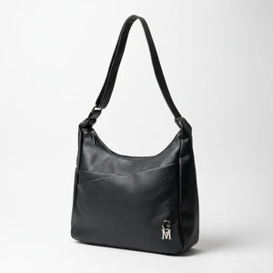 Borsa firmata GYOIAMEA 2026 multi tasche donna logo zip tracolla unica tinta nuova