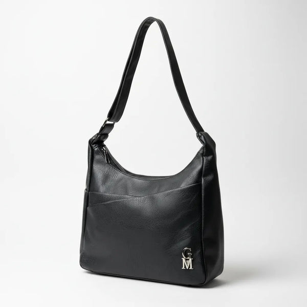 Borsa firmata GYOIAMEA 2026 multi tasche donna logo zip tracolla unica tinta nuova