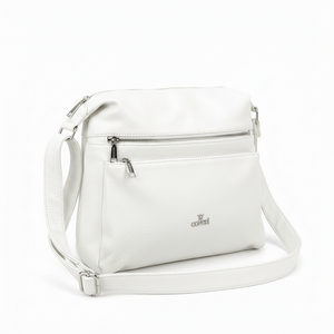 Borsa firmata YYcoveri 2026 multi tasche donna logo zip tracolla unica tinta nuova