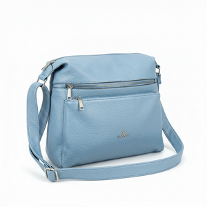 Borsa firmata YYcoveri 2026 multi tasche donna logo zip tracolla unica tinta nuova