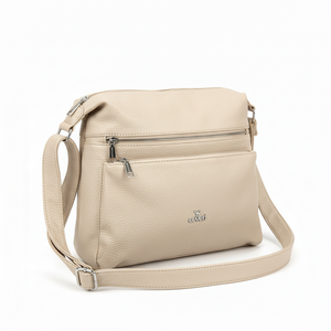 Borsa firmata YYcoveri 2026 multi tasche donna logo zip tracolla unica tinta nuova