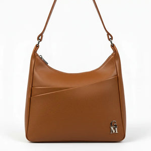 Borsa firmata GYOIAMEA 2026 multi tasche donna logo zip tracolla unica tinta nuova