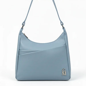 Borsa firmata GYOIAMEA 2026 multi tasche donna logo zip tracolla unica tinta nuova