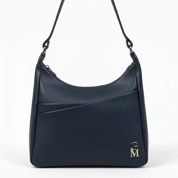 Borsa firmata GYOIAMEA 2026 multi tasche donna logo zip tracolla unica tinta nuova