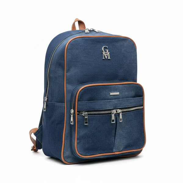 Pira - Zaino firmato Gyoiamea jeans denim zainetto