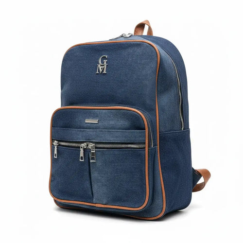 Pira - Zaino firmato Gyoiamea jeans denim zainetto