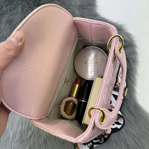 La Giovanna - Borsa a bauletto firmata GYOIAMEA a mano tracolla trapuntata effetto vernice