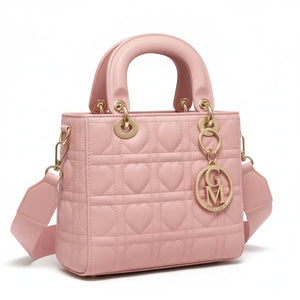 La Cristina - Borsa a bauletto borsetta firmata GYOIAMEA a mano tracolla trapuntata simil pelle