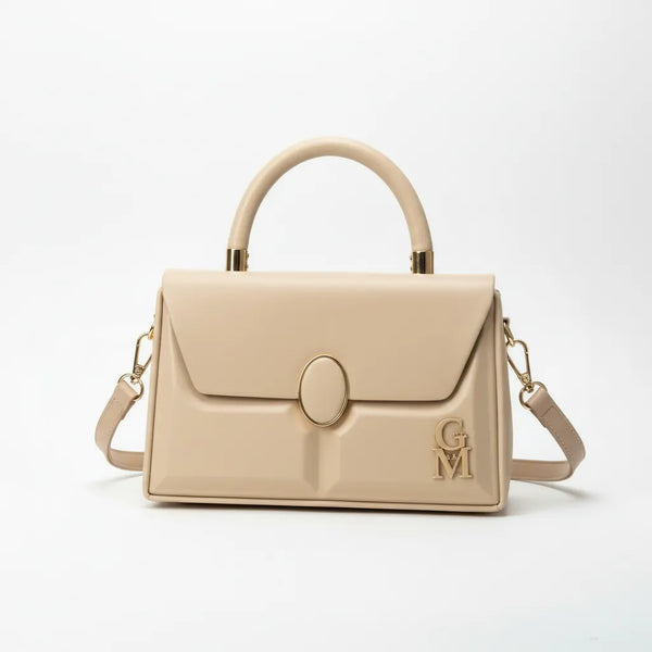 La Etna - Borsa borsetta firmata piccola GYOIAMEA a mano tracolla simil pelle rigida 3d