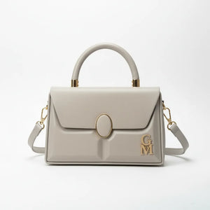 La Etna - Borsa borsetta firmata piccola GYOIAMEA a mano tracolla simil pelle rigida 3d