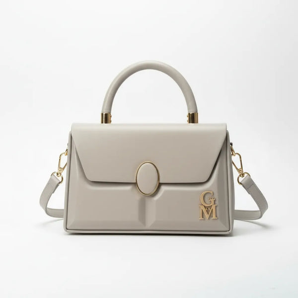 La Etna - Borsa borsetta firmata piccola GYOIAMEA a mano tracolla simil pelle rigida 3d