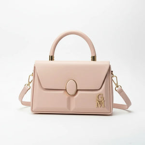 La Etna - Borsa borsetta firmata piccola GYOIAMEA a mano tracolla simil pelle rigida 3d