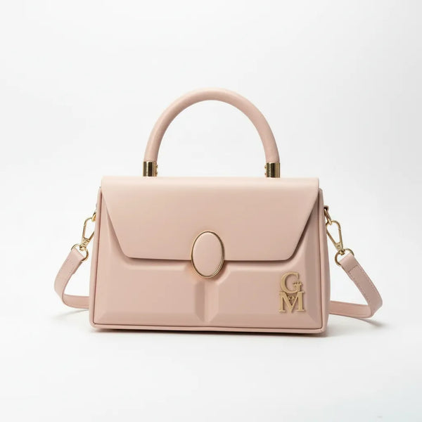 La Etna - Borsa borsetta firmata piccola GYOIAMEA a mano tracolla simil pelle rigida 3d