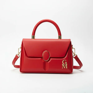 La Etna - Borsa borsetta firmata piccola GYOIAMEA a mano tracolla simil pelle rigida 3d