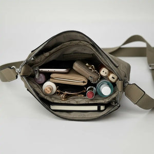 NAZARENO GABRIELLI - Borsa borsetta a busta multitasche fantasia Monogram con Tracolla