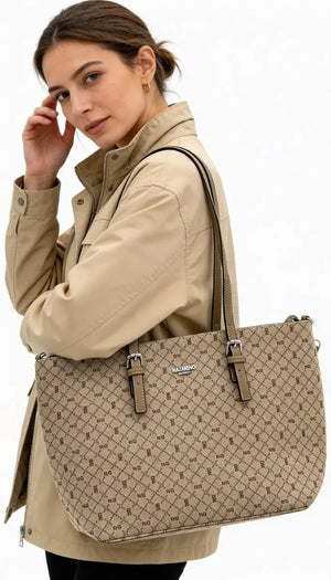 NAZARENO GABRIELLI - Borsa Borsa Shopper Nazareno Gabrielli Monogram con Tracolla