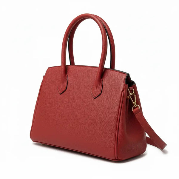 CHARRO - Borsa firmata a spalla Mano con Foulard e Lucchetto simil pelle martellata