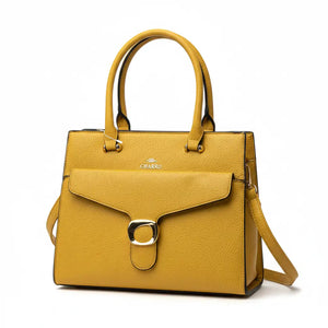 CHARRO - Borsa firmata a spalla shopping con Tracolla e Fibbia rigida simil pelle