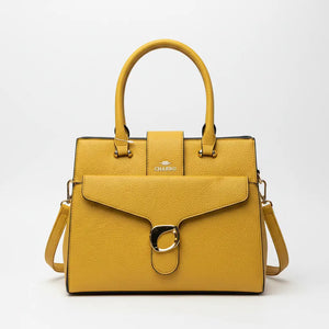 CHARRO - Borsa firmata a spalla shopping con Tracolla e Fibbia rigida simil pelle