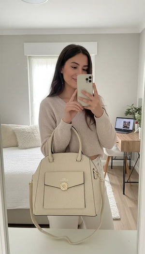 CHARRO - Borsa Dome Bag con Tracolla spalla bauletto capiente grande