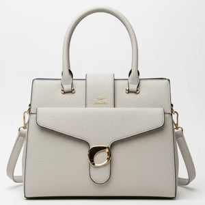 CHARRO - Borsa firmata a spalla shopping con Tracolla e Fibbia rigida simil pelle