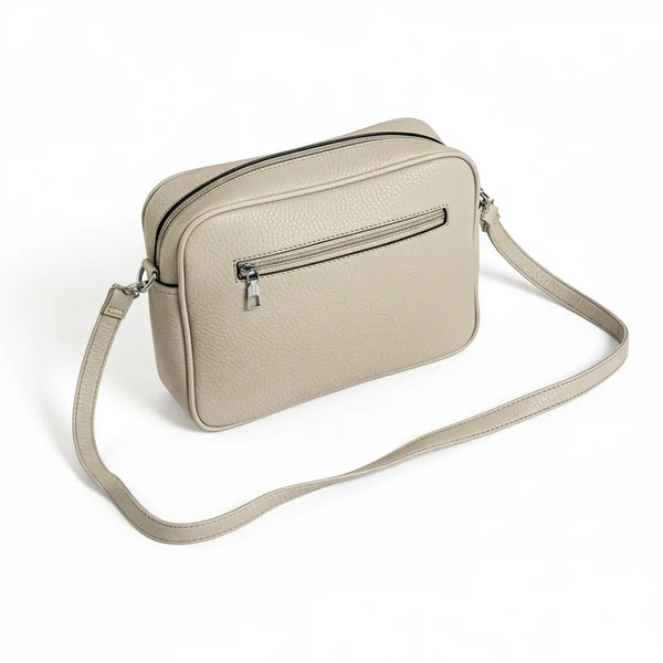 La Midna - Borsa a tracolla firmata GYOIAMEA tracolla casual simil pelle molte zip tasche