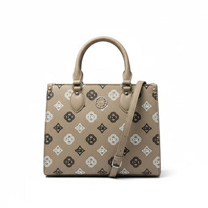 Coveri World - Borsa firmata bauletto fantasia logata tote bag firmata