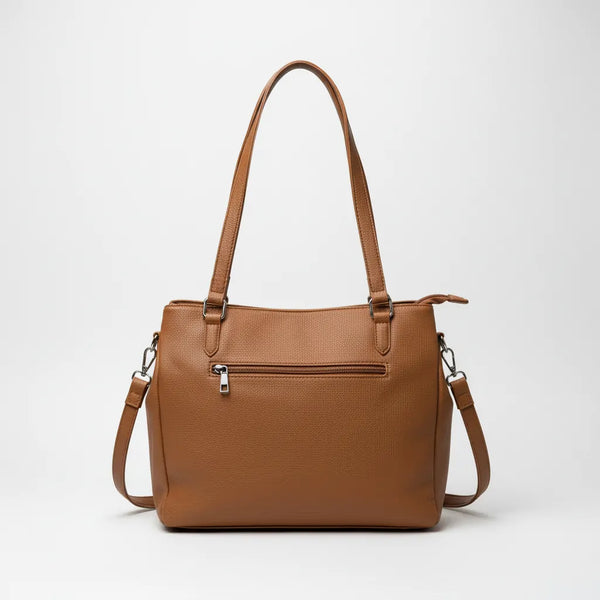 La Alessandra - Borsa a bauletto borsetta firmata GYOIAMEA a mano tracolla shopping simil pelle tote
