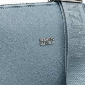 Borsa borsetta donna a tracolla firmata NAZARENO GABRIELLI multitasche 3 tasche con cerniera nuova