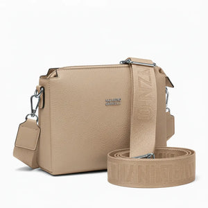 Borsa borsetta donna a tracolla firmata NAZARENO GABRIELLI multitasche 3 tasche con cerniera nuova