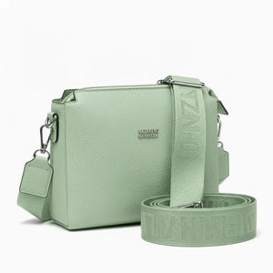 Borsa borsetta donna a tracolla firmata NAZARENO GABRIELLI multitasche 3 tasche con cerniera nuova