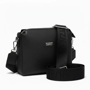 Borsa borsetta donna a tracolla firmata NAZARENO GABRIELLI multitasche 3 tasche con cerniera nuova