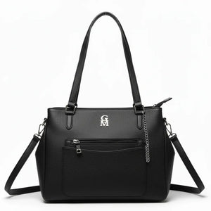La Alessandra - Borsa a bauletto borsetta firmata GYOIAMEA a mano tracolla shopping simil pelle tote