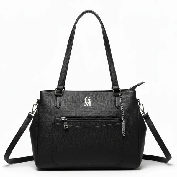 La Alessandra - Borsa a bauletto borsetta firmata GYOIAMEA a mano tracolla shopping simil pelle tote