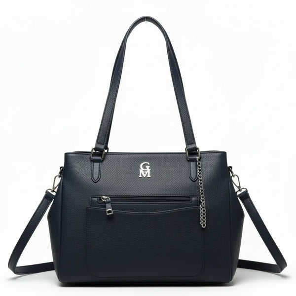 La Alessandra - Borsa a bauletto borsetta firmata GYOIAMEA a mano tracolla shopping simil pelle tote