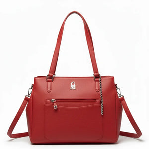 La Alessandra - Borsa a bauletto borsetta firmata GYOIAMEA a mano tracolla shopping simil pelle tote