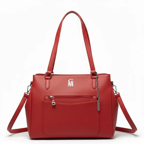 La Alessandra - Borsa a bauletto borsetta firmata GYOIAMEA a mano tracolla shopping simil pelle tote