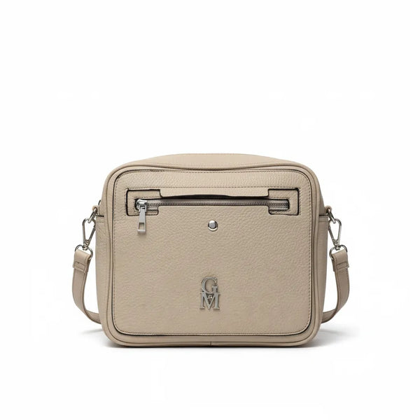 La Midna - Borsa a tracolla firmata GYOIAMEA tracolla casual simil pelle molte zip tasche