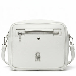 La Midna - Borsa a tracolla firmata GYOIAMEA tracolla casual simil pelle molte zip tasche