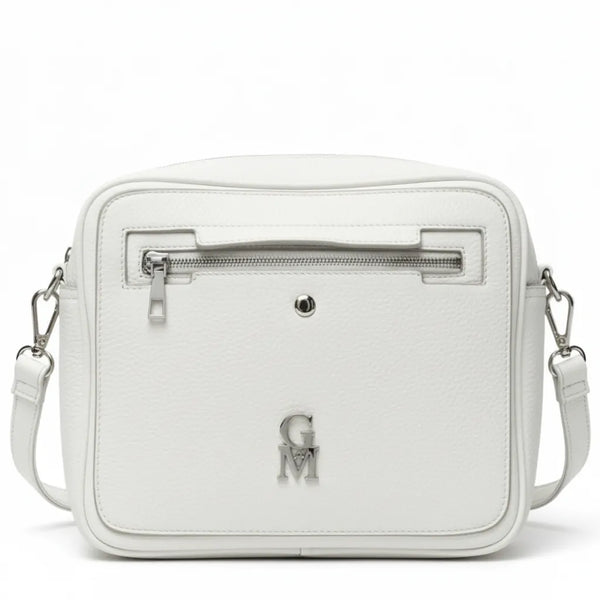 La Midna - Borsa a tracolla firmata GYOIAMEA tracolla casual simil pelle molte zip tasche