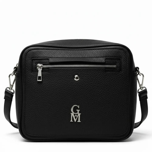 La Midna - Borsa a tracolla firmata GYOIAMEA tracolla casual simil pelle molte zip tasche