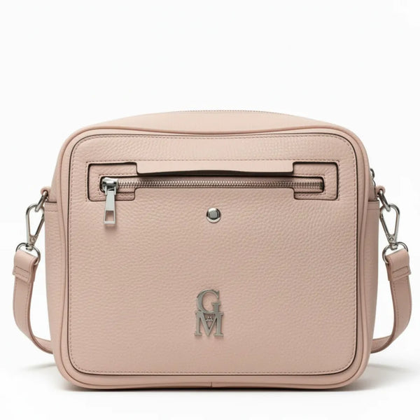 La Midna - Borsa a tracolla firmata GYOIAMEA tracolla casual simil pelle molte zip tasche