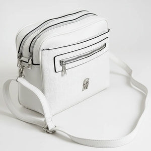 La Sandra- Borsa a tracolla firmata GYOIAMEA tracolla casual simil pelle molte zip tasche