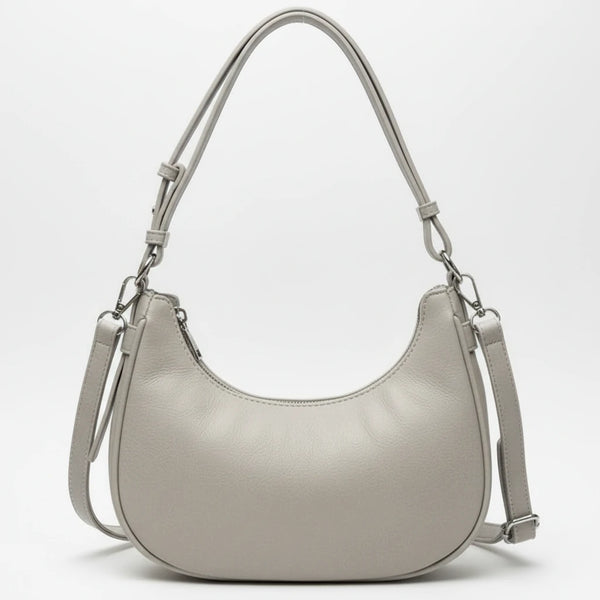 Herisson - Borsa borsetta con Doppia Tracolla Removibile mezzaluna