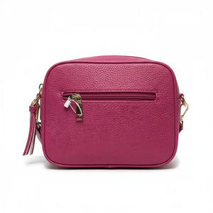 Fragolita - Borsa borsetta donna a tracolla firmata GYOIAMEA multitasche 3 tasche con cerniera nuova